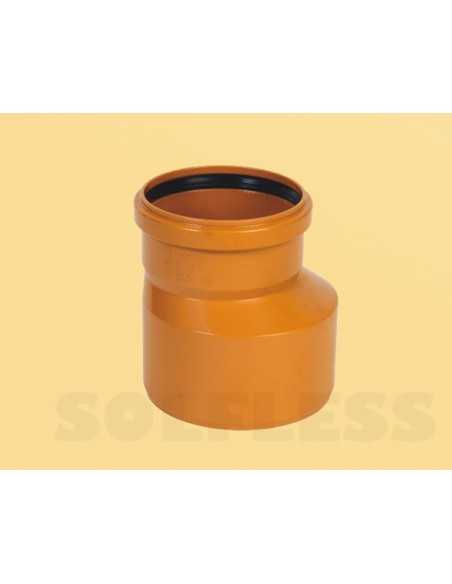 Redución PVC corrugado teja. Principal