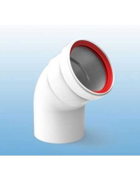 Codo 45º Ø80 biflujo M-H FIG. Principal