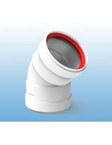 Codo 45º Ø80 biflujo H-H FIG. Principal