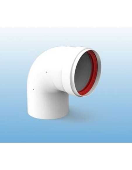 Codo 90º Ø80 biflujo M-H FIG. Principal