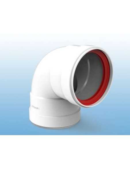 Codo 90º Ø80 biflujo H-H FIG. Principal