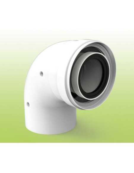 Codo 90º salida de humos condensación FIG. Principal