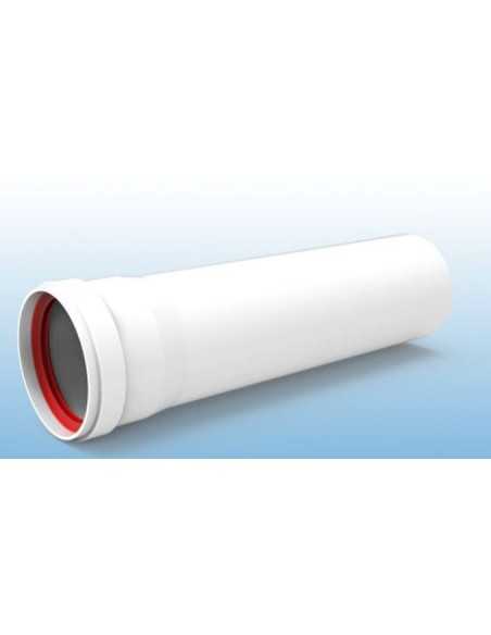 Tubo biflujo Ø80 M-H aluminio FIG. Principal