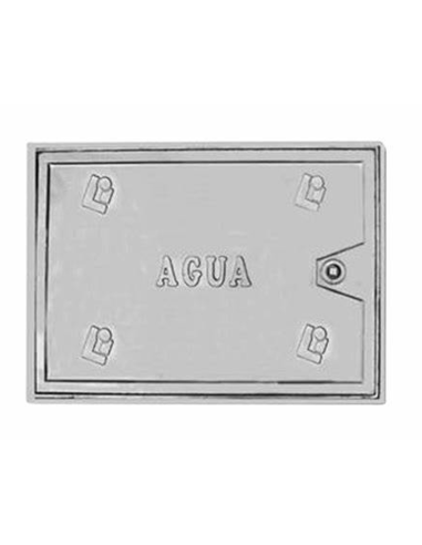 Puerta de aluminio para contador de agua 30x40 cm · Pereda