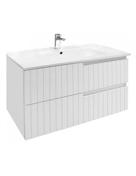 Mueble de baño blanco CLAIR 2 cajones blanco