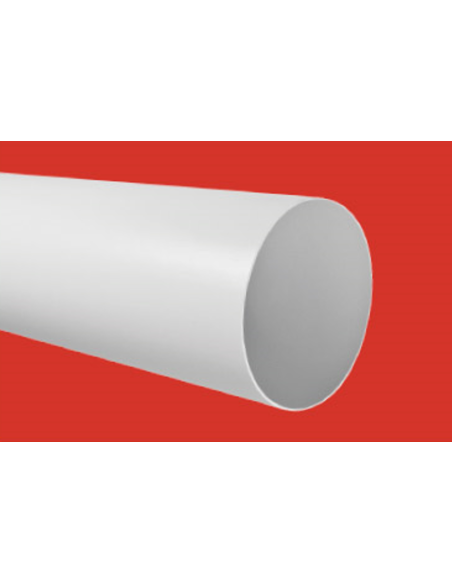 Tubo redondo 1.5 mts blanco Ø 100. Principal