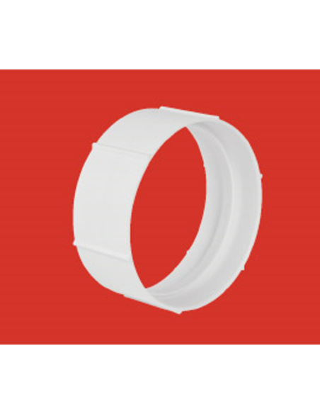 Empalme redondo blanco Ø100. Principal