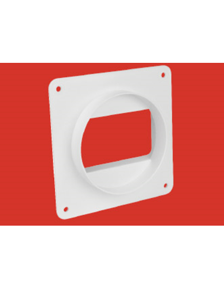 Empalme pared mixto plástico blanco Ø100-110x55 mm. Principal