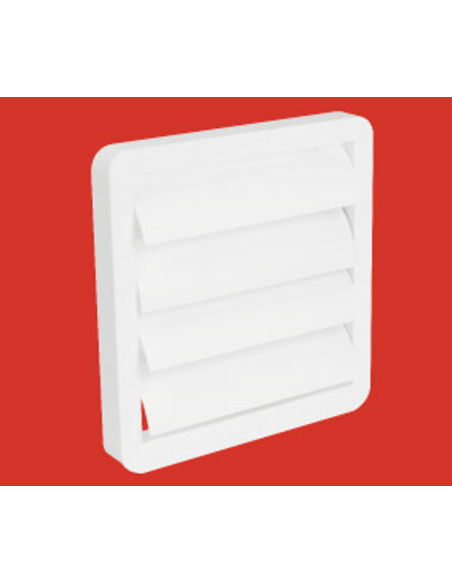 Ventanilla exterior redonda mixta blanco Ø100-110x55. Principal