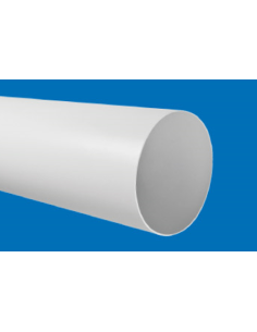 Tubo de plástico redondo 1,5 metros Ø120 mm. Principal