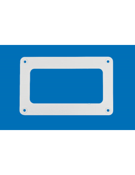 Embellecedor pared rectangular blanco 147x70. Principal Embellecedor pared rectangular blanco 147x70. Principal