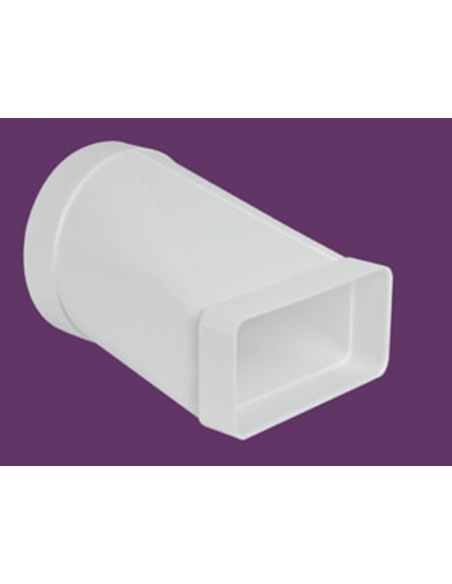 Empalme mixto blanco Ø150-170x90. Principal