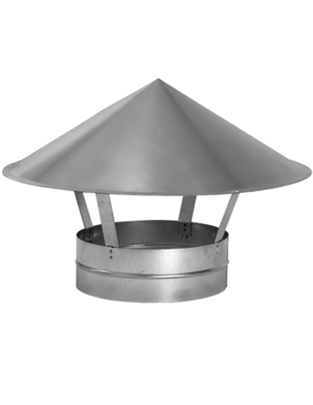 Caperuza chimenea galvanizada. Principal