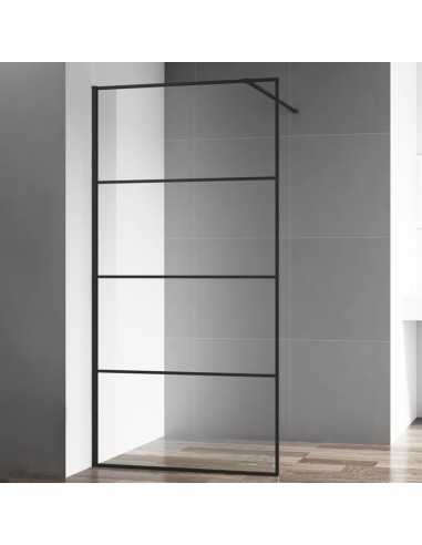 Panel Ducha Fijo LINE. Color negro. Principal.