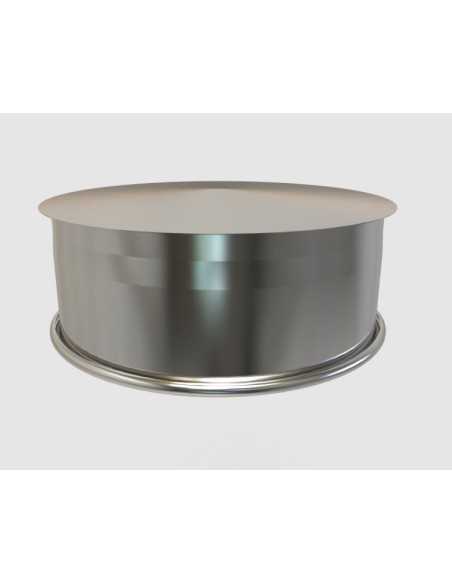 Tapa chimenea pared simple inox CONVESA. Principal