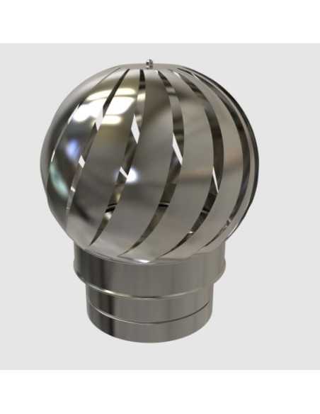 Auto aspirador chimenea AVANT KW doble pared inox. Principal