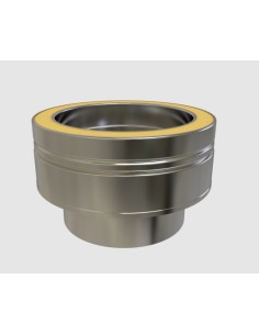 Adaptador plano a KW doble pared inox Convesa. Principal