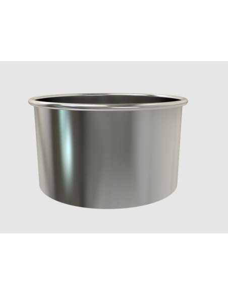 Adaptador de chimenea a caldera pared simple inox. Principal