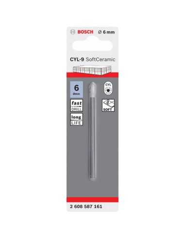 Broca azulejo CYL-9 SoftCeramic. Producto envasado