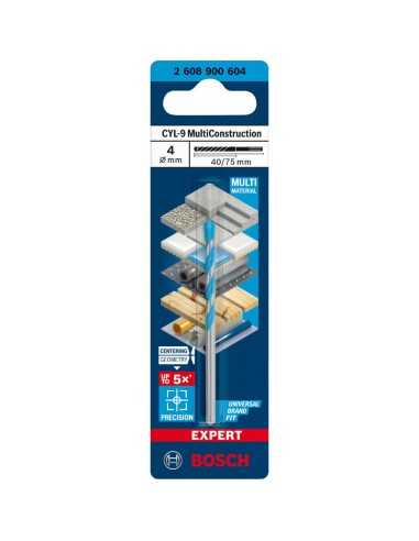 Broca Bosch EXPERT CYL-9 Multiconstrucción Embalaje