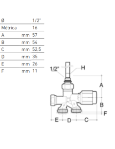 Llave monotubo vertical NTM 16 principal 2