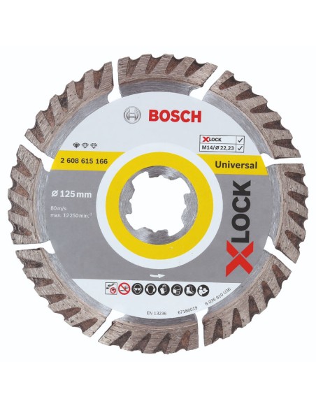 Disco de diamante 125 mm X-LOCK Bosch Principal