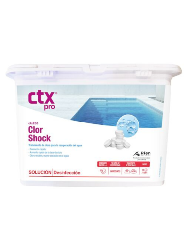 Dicloro en tabletas de 30g. ClorShock CTX-250 principal