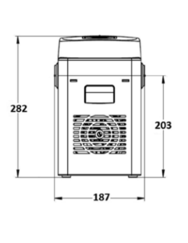 Grupo de presión compacto con variador de frecuencia 0,75 CV medidas