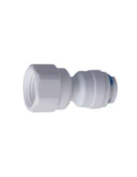 Adaptador rosca hembra 1/4 tubo. Pereda.