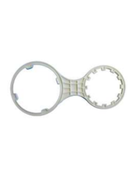 Llave doble para vaso contenedor y portamembranas principal