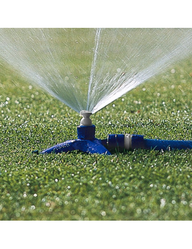 Aspersor sectorial con base funcionamiento