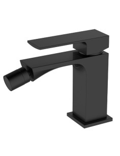 Grifo de lavabo monomando modelo BASE TRES PLUS en acabado negro mate ·  Pereda