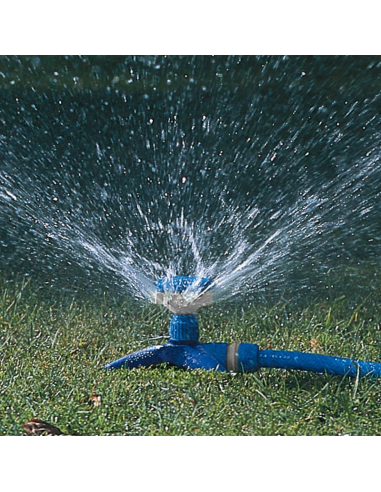 Aspersor rotativo con base funcionamiento