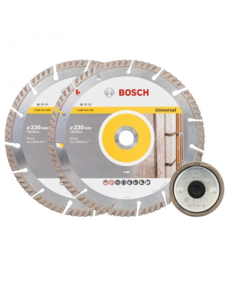 Disco de corte STANDARD UNIVERSAL 230mm 2 unidades