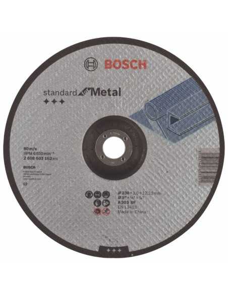 Disco de corte cóncavo STANDARD for METAL 230 Bosch · Pereda