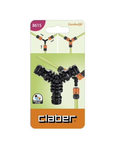 Conector de tres vías CLABER embalaje