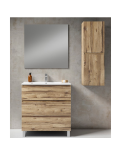 Mueble baño madera con patas KARMA