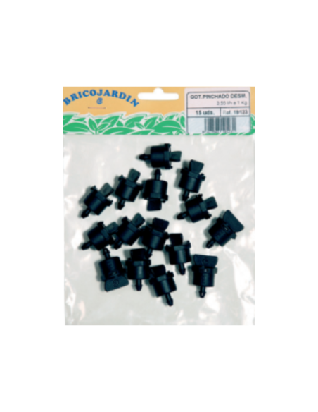 Gotero pinchado cónico (15 uds) embalaje