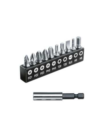 Atornillador electrico Bosch IXO + set de puntas Detalle puntas
