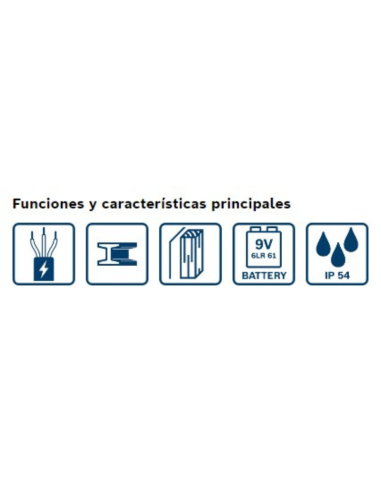 Bosch-Detector de objetos modelo GMS 120 Sencillo e intuitivo | Pereda