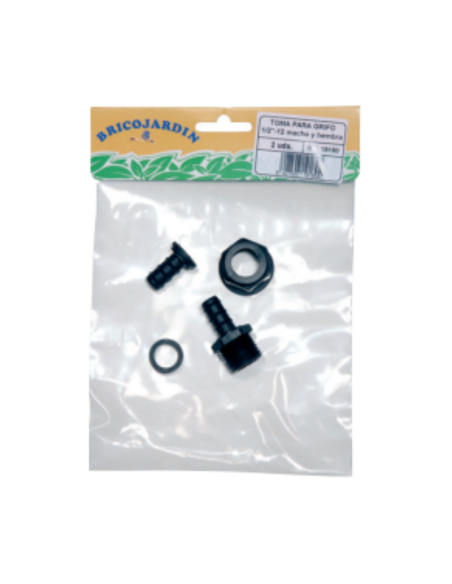 Racor toma grifo (2 uds) embalaje