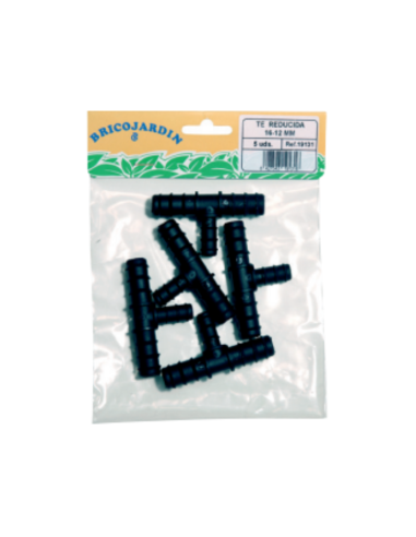 Te reducida goteo 16-12 mm (5 uds) embalaje