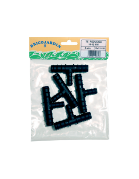 Te reducida goteo 16-12 mm (5 uds) embalaje