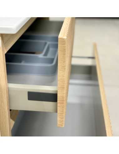 Mueble de baño madera LINEAS Roble Pegasus Interior