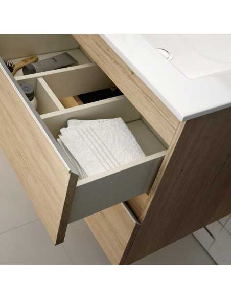 Interior del mueble de baño madera Inglet Bambu