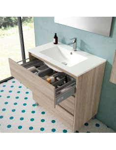 Mueble de baño madera con patas NOELIA 2