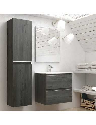 Columna de baño madera Ebony Inglet