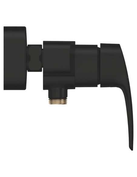 Grifería negra de ducha Eurosmart 2021 Vista lateral