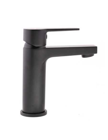 Grifo de lavabo CLEVER 100 GO!2 negro mate Vista lateral Grifo de lavabo CLEVER 100 GO!2 negro mate Vista lateral