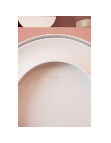 Tapa de inodoro VICTORIA Compacto Blanca de ROCA. Detalle 1